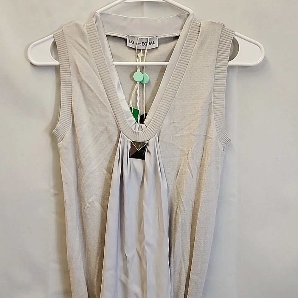 (0190) NWT LO not EQUAL Italian dress - Picture 4 of 8